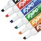 EXPO Broad Chisel Tip Low-Odor Dry Erase Marker and Organizer Kit - Assorted Colors (6/Set)